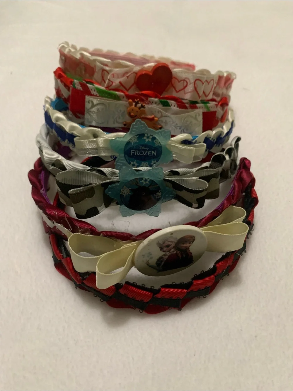 56 flexible Classic Slim Fabric Headbands - Pack of Mixed Colors